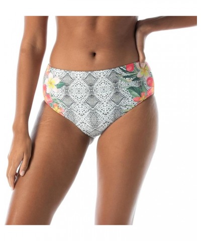 Verso Reversible High Waist Bikini Swim Bottom — Rollover Low Rise Option Monaco Multi 970 $16.89 Swimsuits