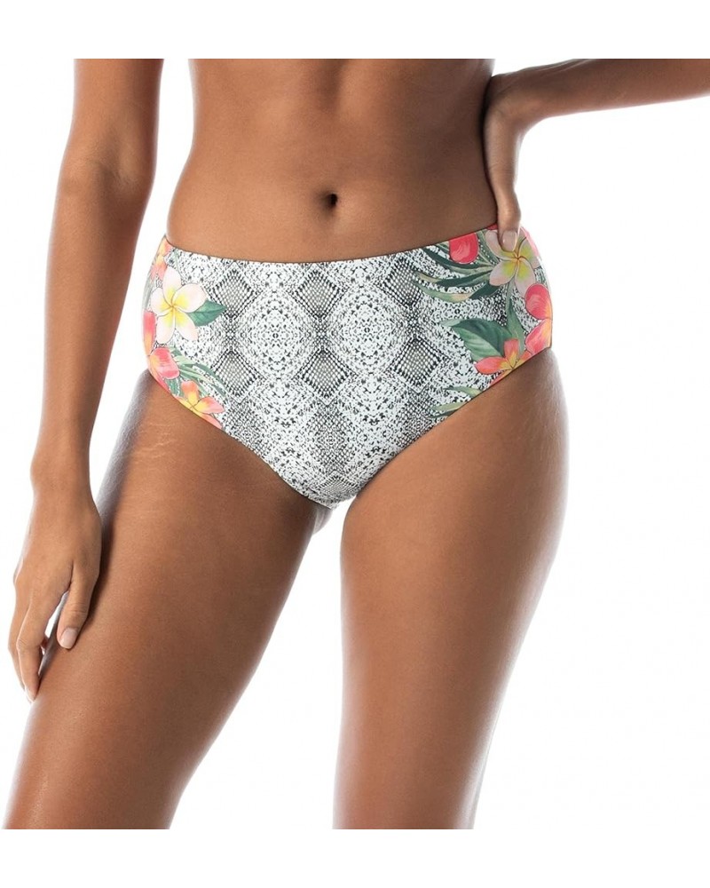 Verso Reversible High Waist Bikini Swim Bottom — Rollover Low Rise Option Monaco Multi 970 $16.89 Swimsuits