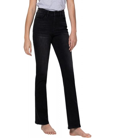 High Rise Slim Bootcut Jeans Black F4620-27 $46.95 Jeans