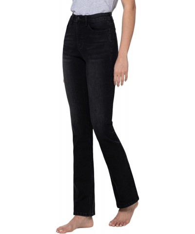 High Rise Slim Bootcut Jeans Black F4620-27 $46.95 Jeans