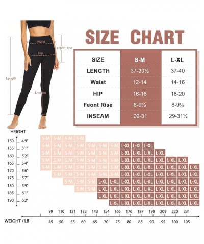 Leggings for Women Non See Through-Workout High Waisted Tummy Control Black Tights Yoga Pants 8-pink Large-X-Large $7.50 Legg...