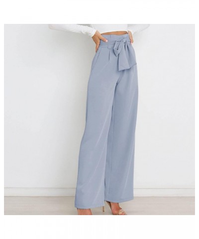 Womens Trousers Dress Pants 2024 High Waisted Wide Leg Pants Palazzo Work Tailored Pants Business Casual Slacks Pants 01sky B...