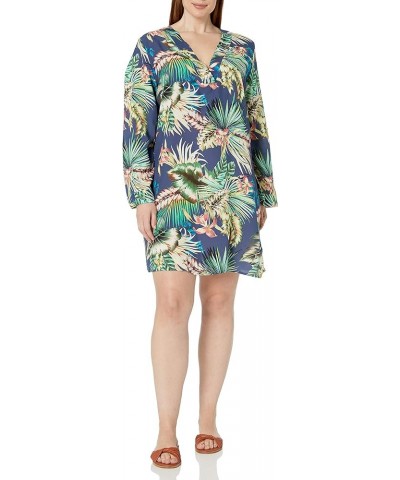 Women's Tunic Swimsuit Cover Up Blue Moon//Tropical Rain $9.22 Swimsuits