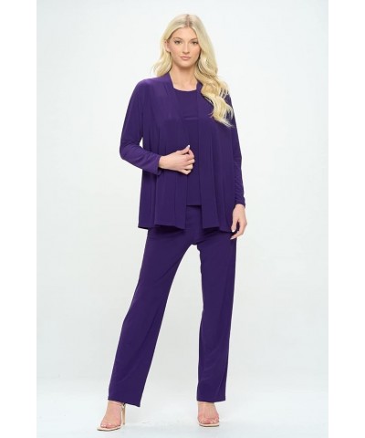 Women’s Drape Cardigan Sweater - Long Sleeve Open Front Lightweight Casual Jackets Purple $18.00 Sweaters