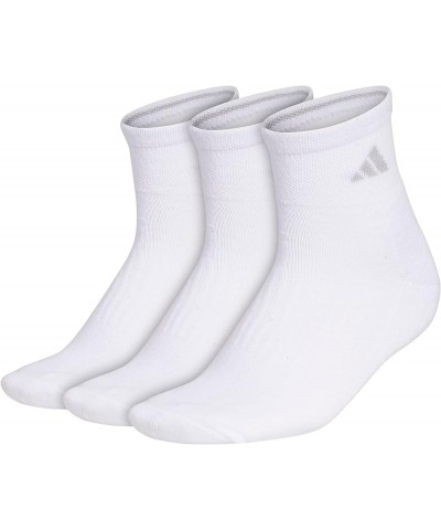 Women's Cushioned Quarter Socks (3-pair) White/Clear Onix Grey $10.45 Activewear