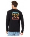 Men's Long Sleeve Graphic Tee Black $17.54 T-Shirts