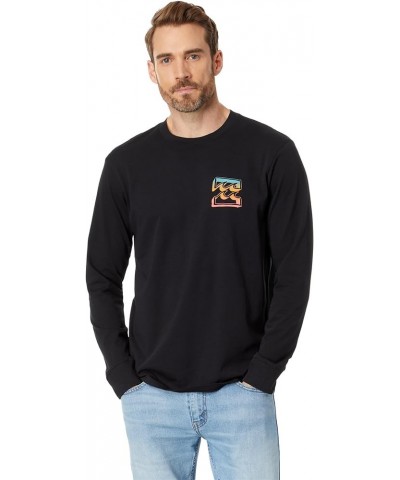 Men's Long Sleeve Graphic Tee Black $17.54 T-Shirts