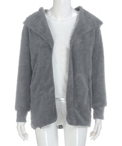 Oversized Cardigans for Women 2023 Winter Trendy Fuzzy Jacket Casual Elegant Open Front Fleece Coat Outwear with Pockets 1201...