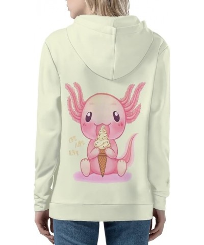 Women's Hoodies & Sweatshirts Zip Up Jacket Casual Fall Tops XS-5XL Cute Axolotl 4 $19.88 Hoodies & Sweatshirts