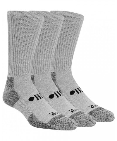 Women's Classic Cotton Crew Socks-3 Pair Pack-Moisture Wicking and Cushioned Comfort Crew Gray $11.04 Socks