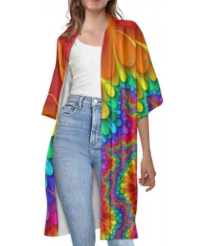 Summer Cardigans for Women Lightweight Blusas De Verano para Mujer Tie Dye $11.12 Sweaters