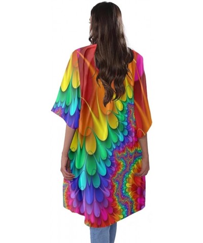 Summer Cardigans for Women Lightweight Blusas De Verano para Mujer Tie Dye $11.12 Sweaters