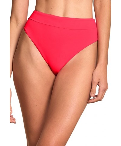 Women's Rise/High Leg Signature Cut Bright Red $29.65 Swimsuits