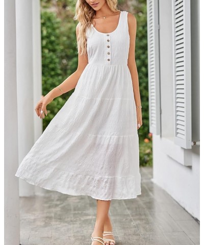 Women 2023 Women Dress: Casual Dresses Perfect for Beach, Outdoor Gathering, Shopping and Party Wedding Dresses 091-white $12...