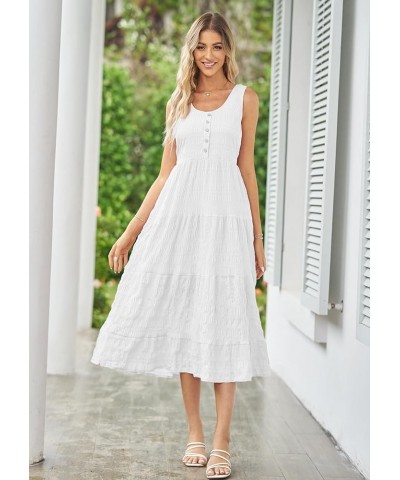 Women 2023 Women Dress: Casual Dresses Perfect for Beach, Outdoor Gathering, Shopping and Party Wedding Dresses 091-white $12...