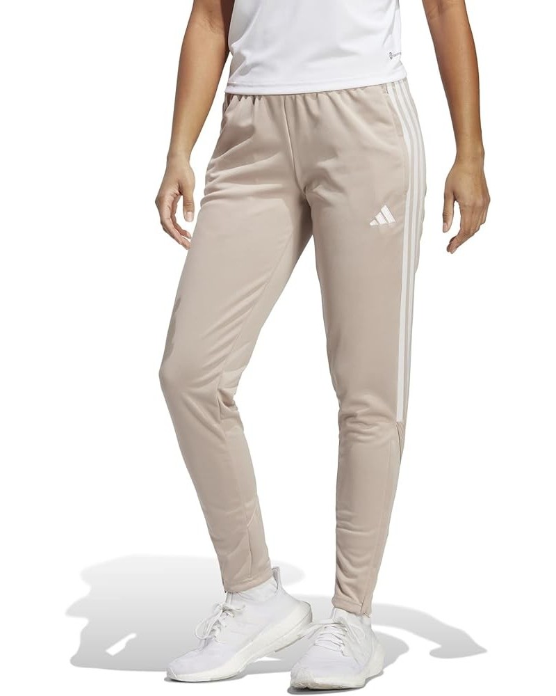 Women's Tiro Pants Wonder Taupe/White $19.28 Pants