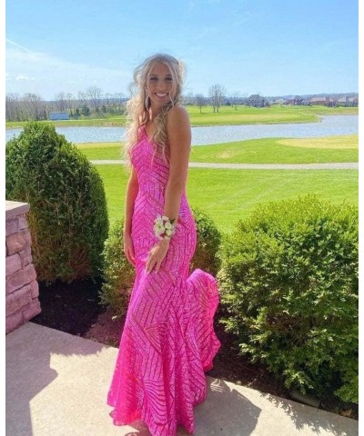 One Shoulder Sequin Mermaid Prom Dresses for Teens Long Sparkly Sequin Formal Party Dress Champagne $45.08 Dresses