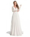 Princess Lace Off Shoulder Wedding Dress for Bride 2023 Long Sleeves Ball Gown Bridal Dresses An- Ivory $41.80 Dresses