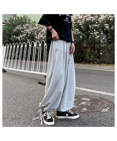 Baggy Sweatpants with Pockets for Women Y2K Casual Cargo Joggers Pants Athletic Lounge Trousers Grey $17.09 Activewear