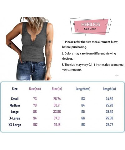 Women's Tank Tops Ribbed V Neck Sleeveless T Shirts Summer Slim Fitted Basic Tee Tops Crew Neck Cami Shirt A2-baby Blue $10.9...