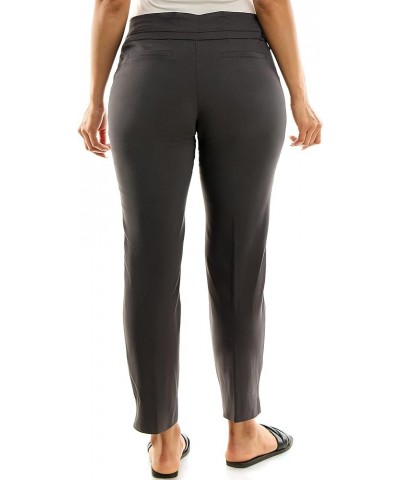 Women's Pull-on Ankle Length Pants Made with Millennium Fabric Grey $15.40 Pants