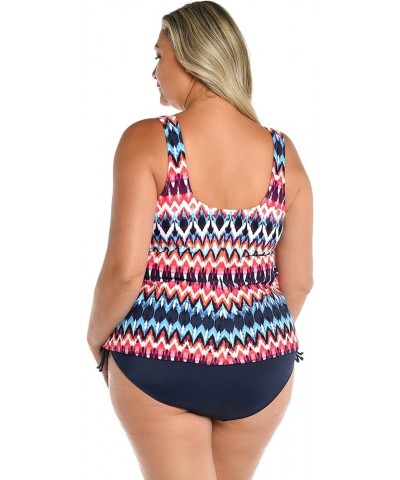 Women's Standard Scoop Neck Tankini Swimsuit Top Multi//Tribal Times $29.31 Swimsuits