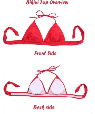 womens Triangle Top White $11.39 Swimsuits