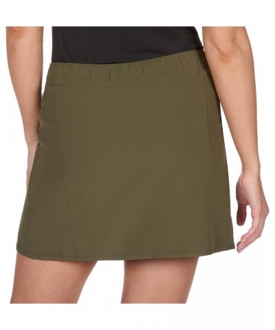 Womens Casual Skort with Pockets Breathable Skirt with Shorts Lining Olive $27.53 Skorts