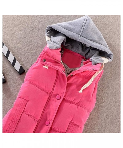 Women Vest Female Warm Sleeveless Jacket Cotton Solid Hooded Vest For Outerwear Sweatshirt Jacket No Hood Plus Size Jacket Ho...