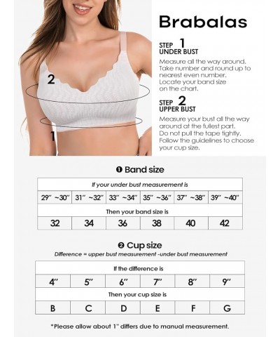 Wireless Bras for Women, Extremely Comfortable Seamless Bra Mesh Bralettes Adjustable Straps Everyday Bra (30B-40DD) Lace Whi...