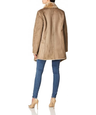 Women's Shawl Collar Faux Shearling Mushroom $64.89 Scarves