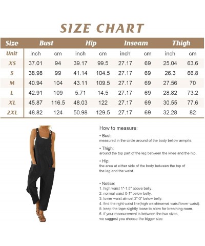 Women's Casual Sleeveless Loose Lightweight Embroider Baggy Suspender Linen Overalls Jumpsuits with Pocket Grey $13.97 Overalls