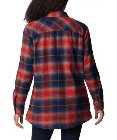 Women's Holly Hideaway Flannel Shirt Nocturnal Multi Tartan $23.61 Blouses