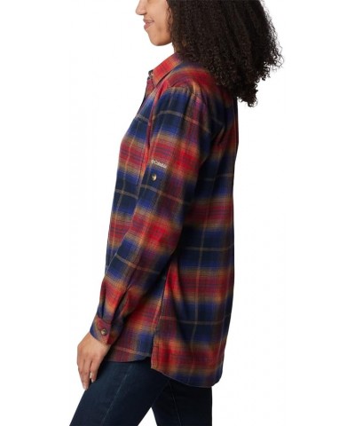 Women's Holly Hideaway Flannel Shirt Nocturnal Multi Tartan $23.61 Blouses