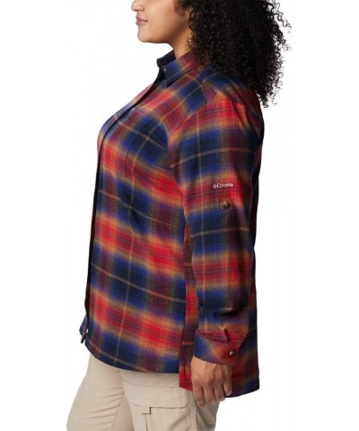 Women's Holly Hideaway Flannel Shirt Nocturnal Multi Tartan $23.61 Blouses