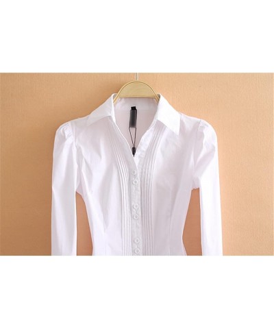 Bodysuits Women Rompers Office Lady Work Wear Shirts Blouses Female Tops Business Overalls X-Large White1 $19.74 Overalls