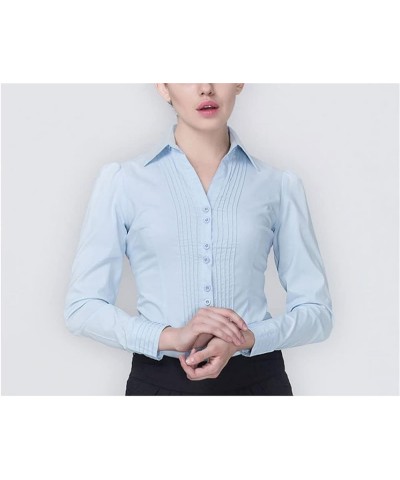 Bodysuits Women Rompers Office Lady Work Wear Shirts Blouses Female Tops Business Overalls X-Large White1 $19.74 Overalls