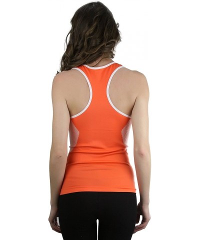 Women’s Seamless Athletic Top or Non-Padded Sports Bra Sports - Orange $8.77 Activewear