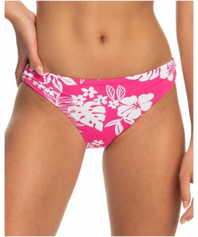 Women's Standard Beach Classics Hipster Bikini Bottom Shocking Pink Hello Aloha 232 $20.03 Swimsuits