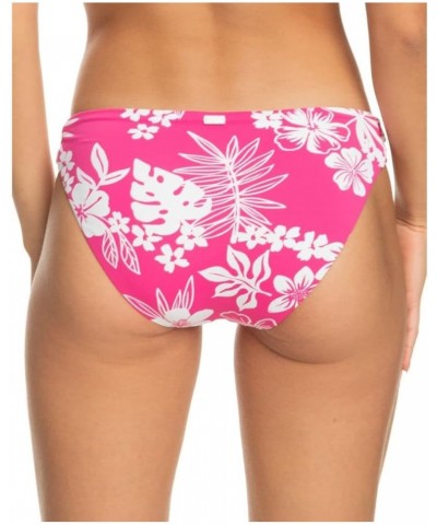 Women's Standard Beach Classics Hipster Bikini Bottom Shocking Pink Hello Aloha 232 $20.03 Swimsuits