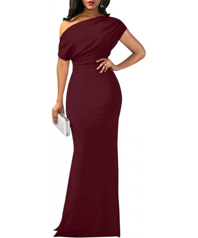 Women’s Bodycon Formal Maxi Dresses Elegant Sleeveles Evening Party Long Dress 523-1burgundy $26.21 Dresses