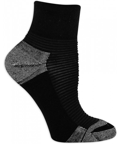 Women's Advanced Relief Blisterguard Socks-2 & 3 Pair Packs-Non-Binding Cushioned Comfort Textured Black - Ankle (2 Pairs) $1...