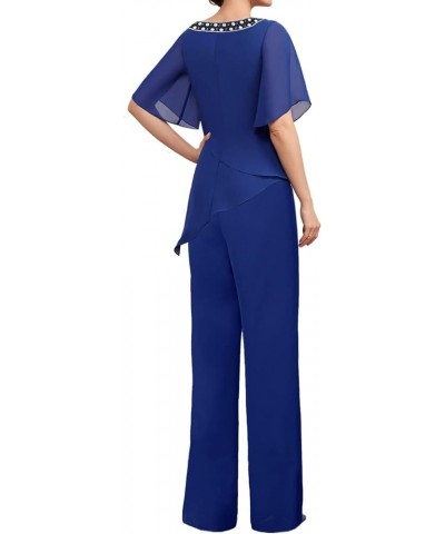 Mother of The Bride Pants Suits for Wedding Chiffon Womens Pant Suit for Wedding Guest Dresses 2 Piece Lavender $39.78 Suits