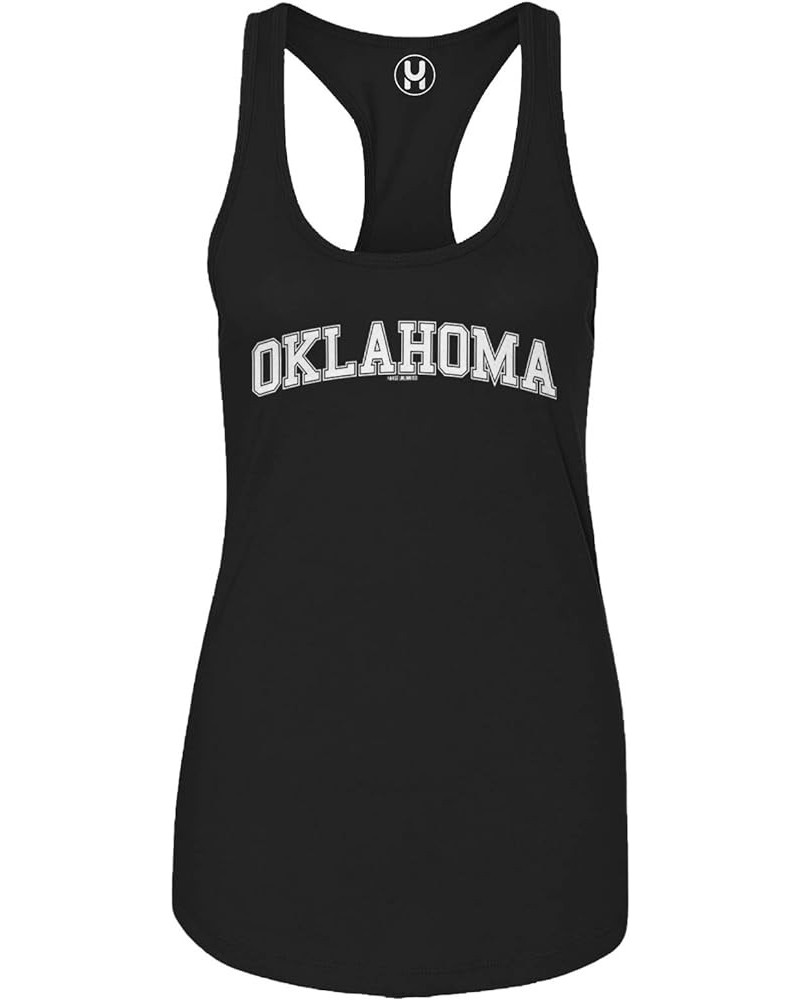 Oklahoma - State School University Sports Ladies Tank Top Black $9.85 Tanks