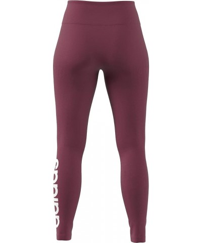 Women's Essentials High-Waisted Logo Leggings Wild Pink/White $12.92 Activewear