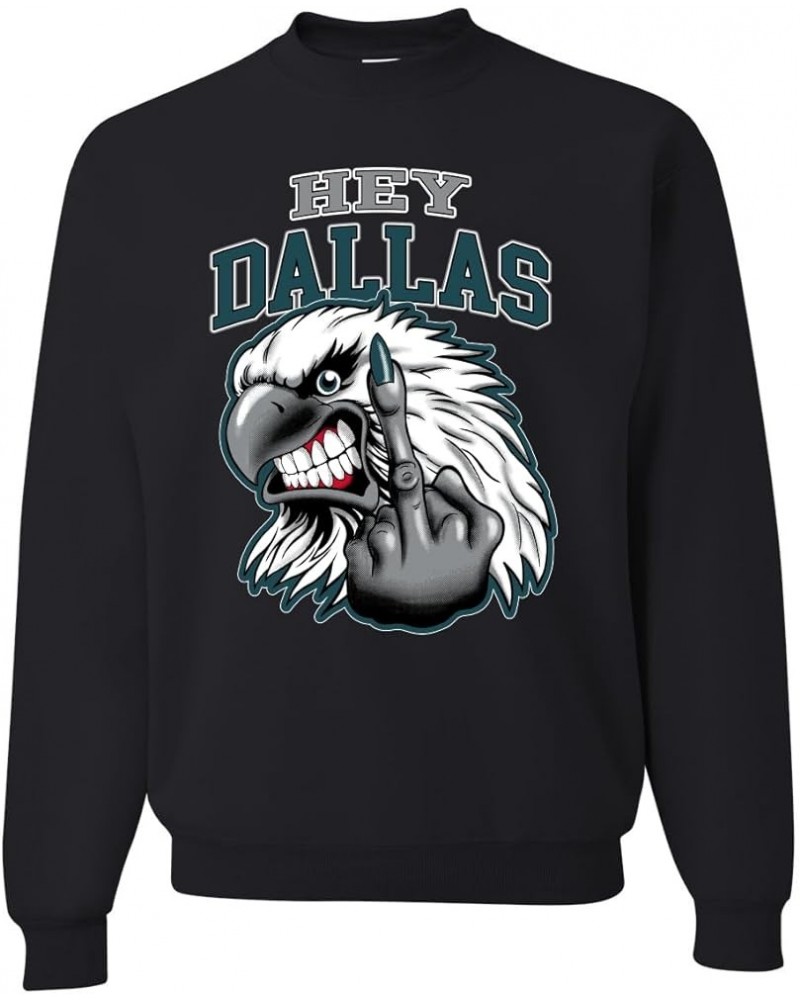 Philadelphia Fan | PHI Fantasy Football Sports Unisex Crewneck Sweatshirt Black-dallas-philadelphia $21.99 Sweatshirts