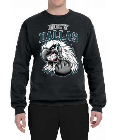 Philadelphia Fan | PHI Fantasy Football Sports Unisex Crewneck Sweatshirt Black-dallas-philadelphia $21.99 Sweatshirts