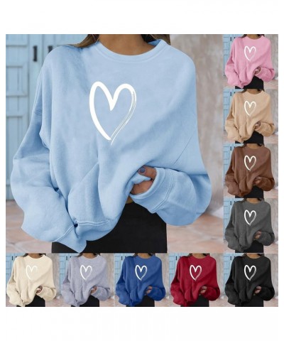 Cute Hoodies for Girls 10-12 Years Old Women's Graphic Sweatshirt Long Print Sleeve Casual Top Pullover Z011-coffee $8.95 Tops