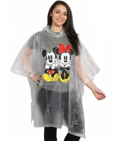 Rain Poncho Hoodie Print Unisex (Adult) (Mickey & Minnie Mouse) $10.34 Coats