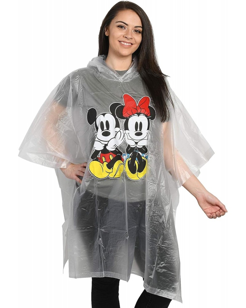 Rain Poncho Hoodie Print Unisex (Adult) (Mickey & Minnie Mouse) $10.34 Coats